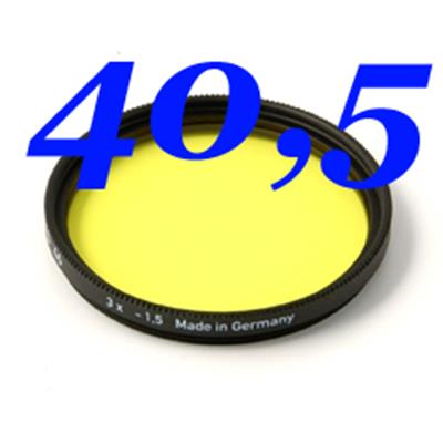 Filtre jaune moyen Heliopan SH-PMC diam. 40,5