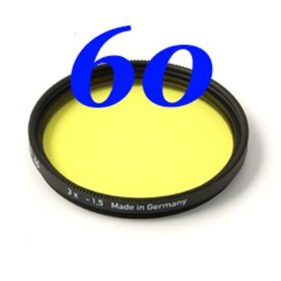 Filtre jaune moyen Heliopan SH-PMC diam. 60