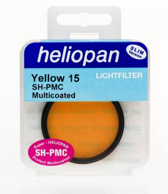 Filtre jaune orangé Heliopan SH-PMC diam. 30,5 (boite jaunie par les UV)